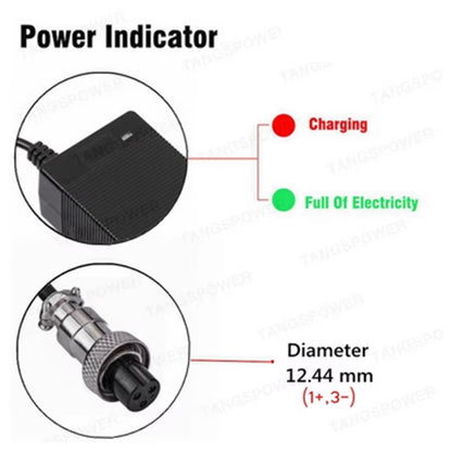 67.2V 2A Lithium Battery Charger 60V 2A Charger 16S Li-Ion Battery Pack Charger Fast Charger